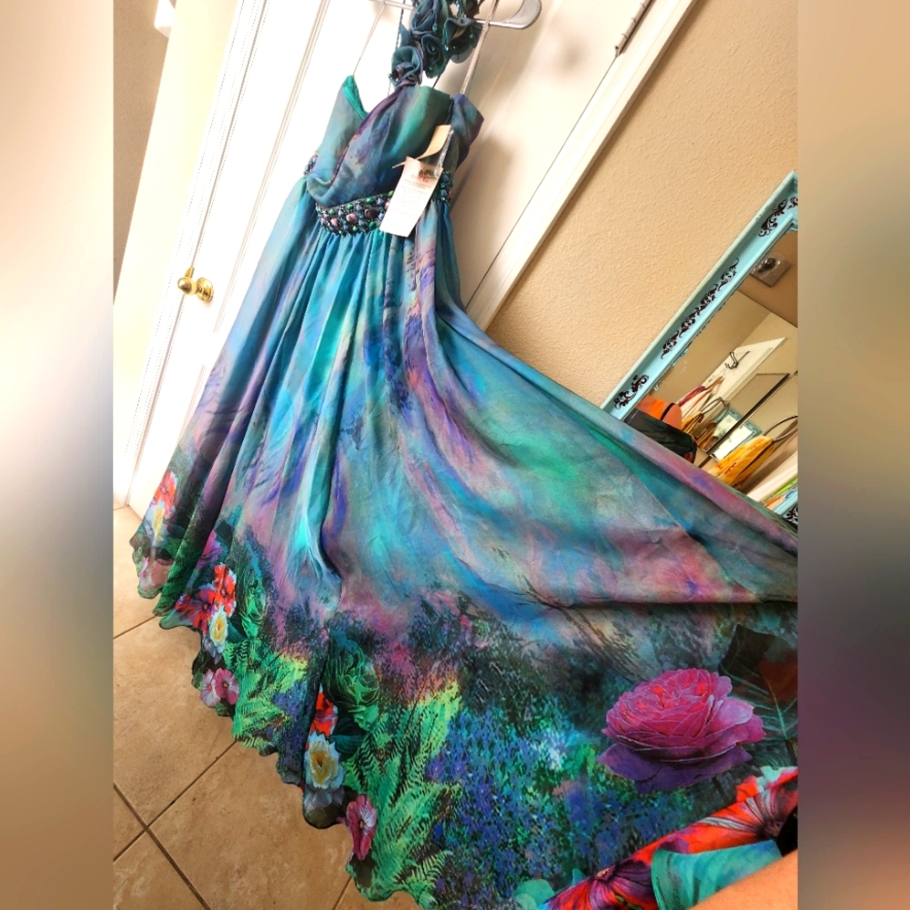 NWT, Mikael Aghal, Vintage Promo Dress, size 14